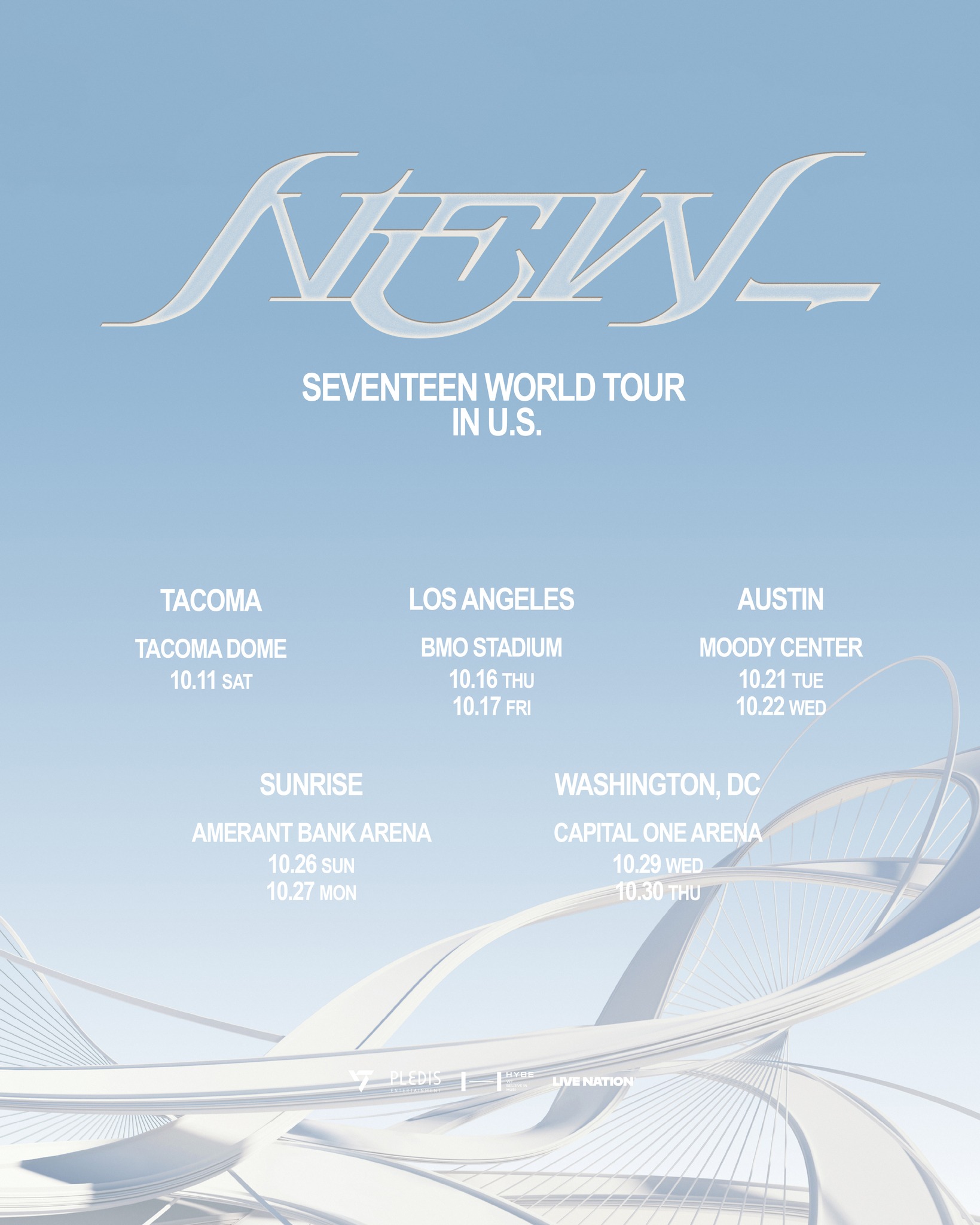 Seventeen NEW_ World Tour Tour Poster 2025